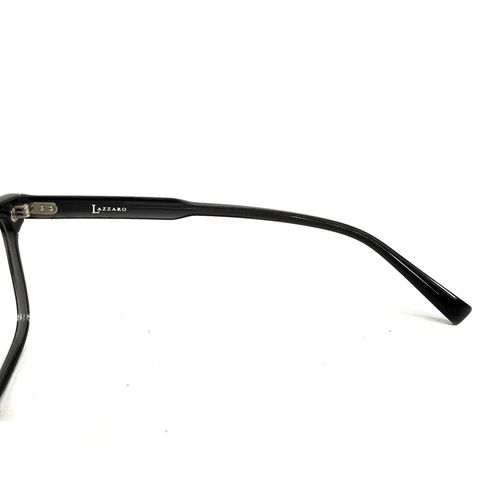 Lazzaro Eyeglasses Frames DAVIDE DARK GREY Rectangle Full Rim 53-17-145